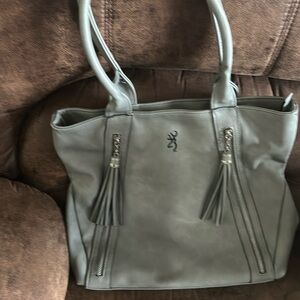Like new Browning concealed carry leather tote/handbag.